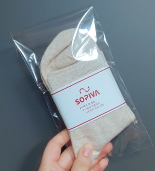 SOPIVA 소피바 요가,필라테스 양말 — 5점을 준 리뷰어가 2021년 6월 올린 사용 사진
