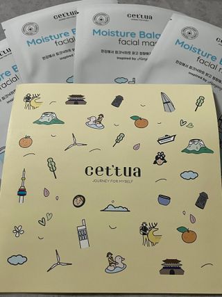세뚜아(Cettua) 나우[세뚜아] 모이스처 밸런싱 페이셜 마스크 Cettua Moisture Balancing Facial Mask 4매 — 5점을 준 리뷰어가 2023년 12월 올린 사용 사진