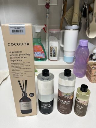 [코코도르] 프리미엄디퓨저500ml_2개입 1ea+리필액500ml*2ea+신향 리필액 200ml*1ea — 5점을 준 리뷰어가 2024년 10월 올린 사용 사진