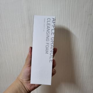 [크리스앤릴리] 애플 그래뉼 클렌징폼 — 3점을 준 리뷰어가 2022년 9월 올린 사용 사진