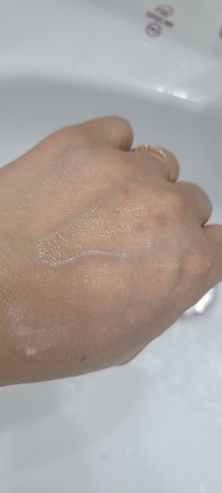 스킨큐어 산다화 울트라 젠틀 약산성 세안제 — 5점을 준 리뷰어가 2023년 3월 올린 사용 사진