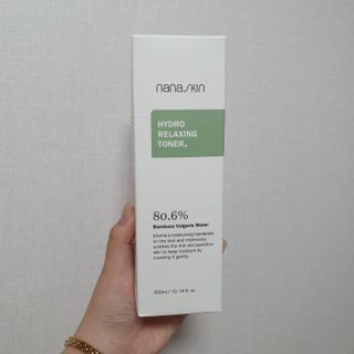 나나스킨 하이드로릴렉싱토너 — 4.5점을 준 리뷰어가 2021년 4월 올린 사용 사진