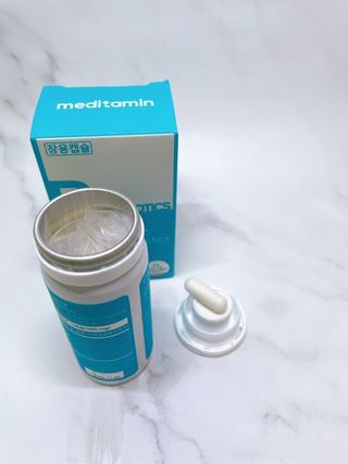 메디타민 인체유래 비피더스 포스트 프로바이오틱스 — 5점을 준 리뷰어가 2021년 8월 올린 사용 사진