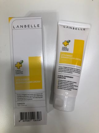 랑벨 비타 에너지 잡티 크림 75ml (피부 속 기미완화크림) — 4.5점을 준 리뷰어가 2022년 4월 올린 사용 사진