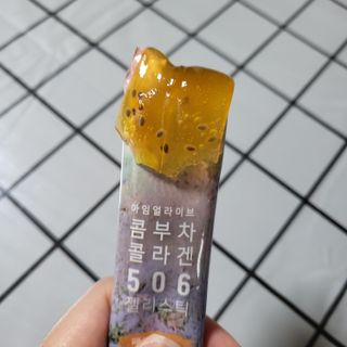 엘리샤코이 아임얼라이브 콤부차 콜라겐 506 스틱젤리 패션프루트 — 3점을 준 리뷰어가 2022년 8월 올린 사용 사진