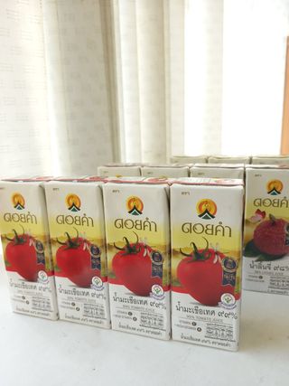 도이캄 착즙 완숙 토마토 200ml 12팩 무설탕 태국왕실 기내식주스 — 5점을 준 리뷰어가 2021년 2월 올린 사용 사진