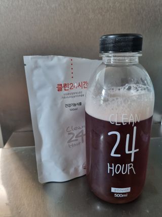 클린24시간 1BOX(5포) + 전용보틀(500ml) — 5점을 준 리뷰어가 2023년 4월 올린 사용 사진