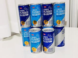 한미사이언스 [한미] 스파클링 프리미엄 레시피 (카페인, 제로카페인 2종)각5개총10개제공 — 5점을 준 리뷰어가 2025년 1월 올린 사용 사진