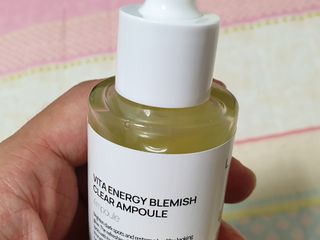 랑벨 비타 에너지 잡티 앰플 50ml 고농축 비타민, 저자극, 수분 촉촉, 미백 앰플 — 5점을 준 리뷰어가 2022년 3월 올린 사용 사진