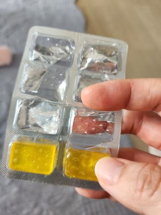 마요라 히말라야 솔트 캔디 2종-페퍼민트 맛, 라임민트 맛 — 5점을 준 리뷰어가 2023년 1월 올린 사용 사진