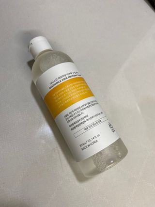 나나스킨 캐모마일아쿠아수딩토너 — 3점을 준 리뷰어가 2021년 5월 올린 사용 사진