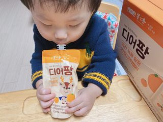 [몸엔용] 우리 아이 건강간식, 달콤한 녹용곤약젤리 디어팡 4종 — 5점을 준 리뷰어가 2022년 4월 올린 사용 사진