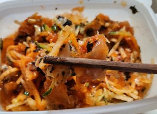 마라도푸드 포항 구룡포 햇 과메기 야채세트 마라도회식당 꽁치 — 5점을 준 리뷰어가 2024년 1월 올린 사용 사진