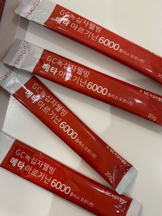 메타아르기닌 GC녹십자웰빙 메타 아르기닌 6000 플러스 오르니틴 — 5점을 준 리뷰어가 2022년 9월 올린 사용 사진