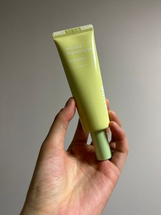 아이레시피 마일드시카 브라이트닝 업 선스크린 SPF50+ PA++++ — 5점을 준 리뷰어가 2023년 6월 올린 사용 사진