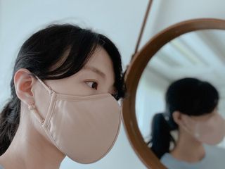 브레스솔루션 BS 에어웨어 마스크 6종 — 5점을 준 리뷰어가 2021년 8월 올린 사용 사진