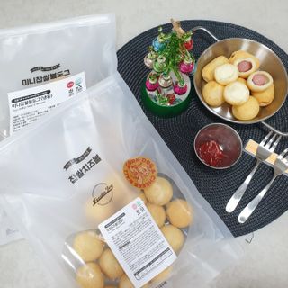 Dog&Ball 독앤볼 [Dog&Ball] 미니찹쌀볼도그 찹쌀치즈볼 — 5점을 준 리뷰어가 2021년 12월 올린 사용 사진
