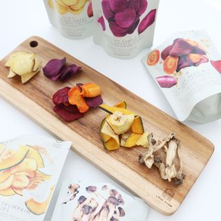 딜라이트 프로젝트 원물칩 5종 9ea(고구마칩, 자색고마칩, 느타리버섯칩, 비트 믹스칩, 단호박 믹스칩) — 5점을 준 리뷰어가 2022년 4월 올린 사용 사진