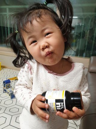 일동제약 마이니 마이니 지니키즈 유산균 츄어블, 멀티비타 set — 5점을 준 리뷰어가 2021년 3월 올린 사용 사진