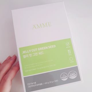 아므_이너뷰티 아므 젤리 컷 그린 씨드 10개입 — 5점을 준 리뷰어가 2021년 3월 올린 사용 사진