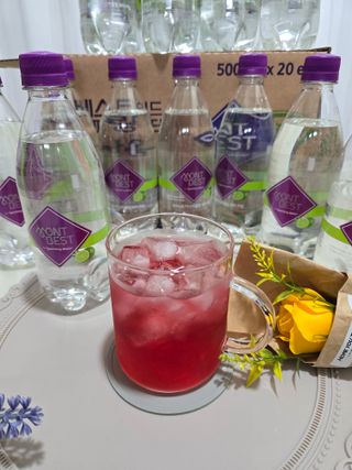 몽베스트 Montbest with Sparkling water 플레인/라임/레몬 20병(랜덤) — 5점을 준 리뷰어가 2024년 5월 올린 사용 사진