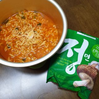 [풀무원] 자연은맛있다 정면, 백면, 홍면  세트 — 5점을 준 리뷰어가 2021년 4월 올린 사용 사진