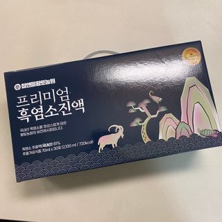 참앤들황토농원 국내산 흑염소를 정성스럽게 담은, 프리미엄 흑염소 진액 70ml x 30포 1박스 — 5점을 준 리뷰어가 2023년 1월 올린 사용 사진