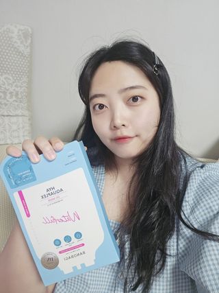 바노바기 코스메틱 바노바기 디엑스 마스크 — 5점을 준 리뷰어가 2024년 7월 올린 사용 사진