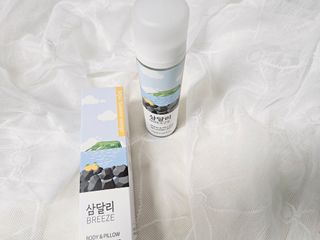 제주인디 삼달리 브리즈 바디&필로우 릴렉싱 미스트 제주 하귤 — 5점을 준 리뷰어가 2023년 3월 올린 사용 사진
