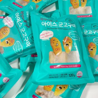 해뜨온 껍질없는 한입아이스 군고구마 120g x 4개 — 5점을 준 리뷰어가 2021년 9월 올린 사용 사진