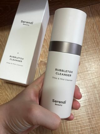 세렌디뷰티 버블톡스 클렌져 — 5점을 준 리뷰어가 2021년 4월 올린 사용 사진