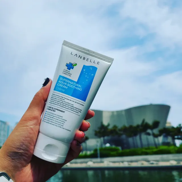 랑벨 수퍼내츄럴 아쿠아 수딩 크림 100ml 리뷰 사진
