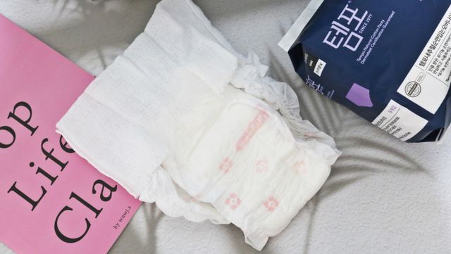 프리 [템포] 패드 내추럴순면 입는 오버나이트 5P * 2개 리뷰 사진