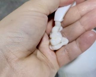 멈칫(MUMCHIT) 멈칫 단백질 퀵트리트먼트 — 5점을 준 리뷰어가 2022년 1월 올린 사용 사진