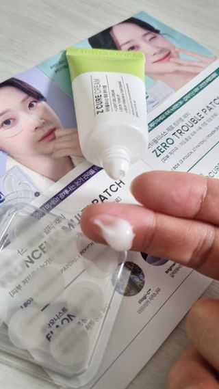 닥터플리너스 제트 큐어 크림 30ml + 제로 트러블 패치 9EA — 5점을 준 리뷰어가 2022년 3월 올린 사용 사진