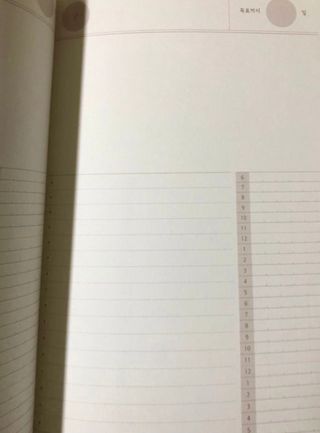 응원과 위로가 필요한 당신에게  리훈 하고싶은말 스터디 플래너 — 5점을 준 리뷰어가 2021년 3월 올린 사용 사진