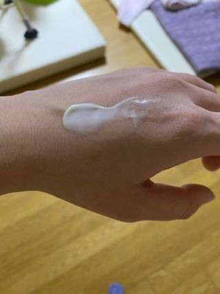 mom e 맘이 내추럴 베이비 케어 크림+바디오일 — 5점을 준 리뷰어가 2021년 1월 올린 사용 사진