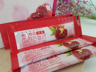 헬스업_쁘띠쁘띠석류콜라겐젤리_20g x 14포 — 5점을 준 리뷰어가 2021년 2월 올린 사용 사진