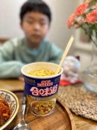 NISSIN 닛신 컵누들  4종 - 씨푸드오리지날, 씨푸드 스파이시, 씨푸드 커리, 씨푸드 XO소스 — 5점을 준 리뷰어가 2022년 12월 올린 사용 사진