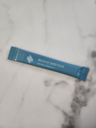 클린24시간 슬림앤유산균 1박스 (3.5g X 15포) — 5점을 준 리뷰어가 2022년 12월 올린 사용 사진