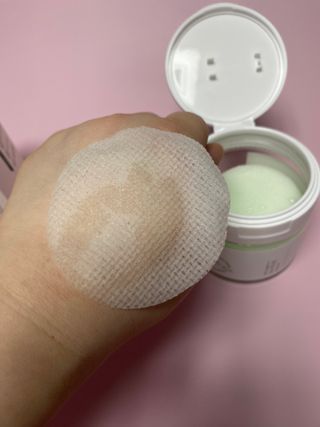디에이브 더마-테카 바이옴 카밍패드 60매 — 5점을 준 리뷰어가 2022년 11월 올린 사용 사진