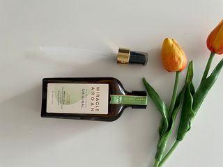 [메리트] 순도 100퍼센트 아르간 헤어오일 — 4.5점을 준 리뷰어가 2021년 12월 올린 사용 사진