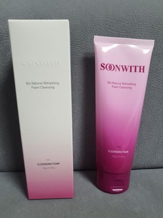 SOONWITH 바이오 내추럴 리프레싱 폼클렌징 — 4점을 준 리뷰어가 2021년 5월 올린 사용 사진