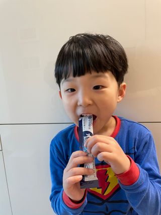 키즈텐플러스 연세 키즈텐 플러스 1개월 — 5점을 준 리뷰어가 2021년 4월 올린 사용 사진