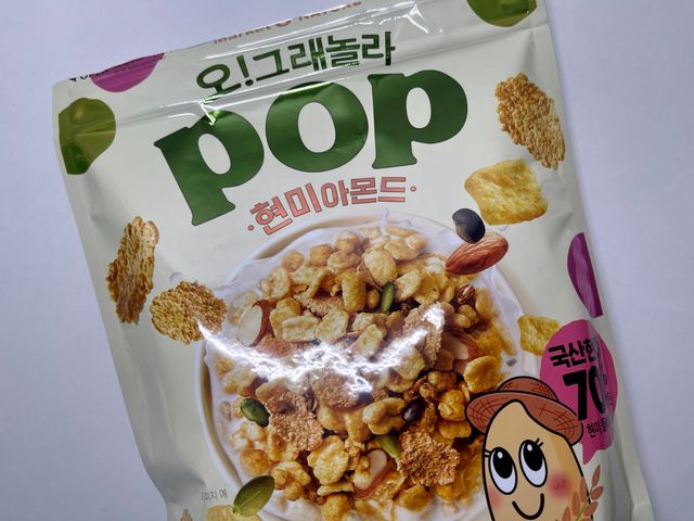 오!그래놀라팝 현미아몬드 리뷰 사진