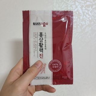 힘내라김홍삼 홍삼활력진 50ml x 5포 — 5점을 준 리뷰어가 2021년 3월 올린 사용 사진