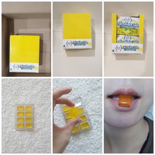 마요라 히말라야 솔트 캔디 2종-페퍼민트 맛, 라임민트 맛 — 3점을 준 리뷰어가 2022년 12월 올린 사용 사진