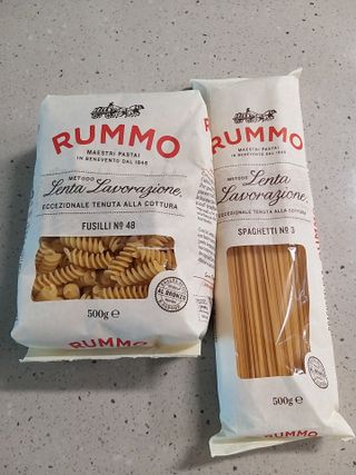 이탈리안 프리미엄 파스타 룸모 Rummo 파스타 2종 + 바질 페스토 + 블랙 트러플 페이스트 — 5점을 준 리뷰어가 2021년 7월 올린 사용 사진