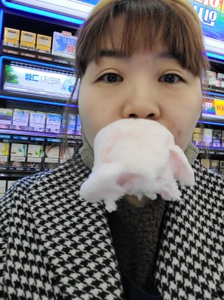 젤리벨리 솜사탕 2종-딸기치즈케이크, 바닐라 — 5점을 준 리뷰어가 2021년 12월 올린 사용 사진