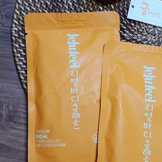 JEJUFEEL 리얼바디클렌즈 — 5점을 준 리뷰어가 2022년 9월 올린 사용 사진
